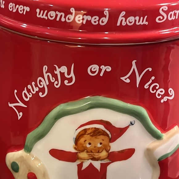 "Elf on the Shelf" Ceramic Cookie Jar - Picture 5 of 16